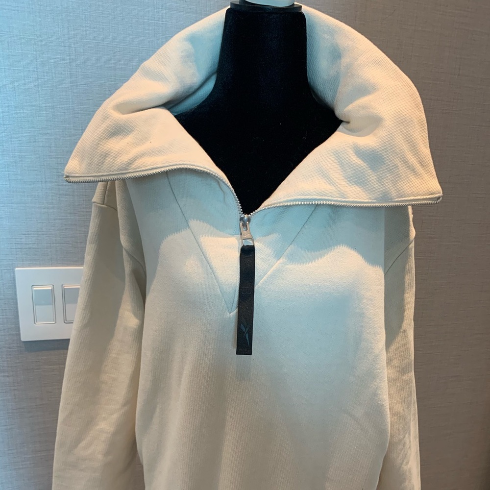 Victoria Beckham Reebok crop cowl neck hoodie